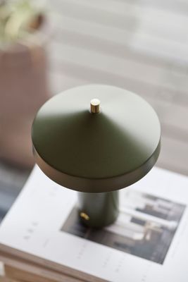 OYOY Hatto Bordslampa Led Olivgrön Stål