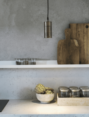 Ample Fönsterlampapa Rustik Silver 15cm | PR Home