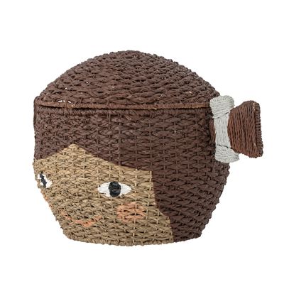 Lill Korg m/lock Brun Bankuan L62 cm Bloomingville Mini