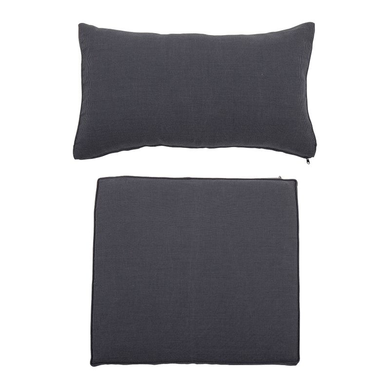 Kuddfodral Grå Polyester Mundo Set om 2 | Bloomingville