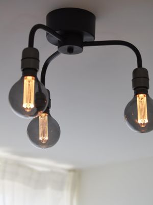 PR Home Loft Plafond Svart 37 cm