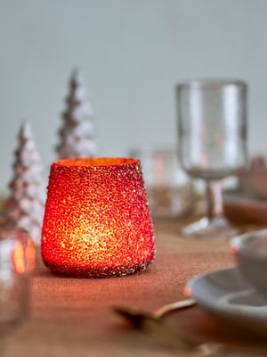 Värmeljushållare Guld Återvunnet glas Filiz | Bloomingville