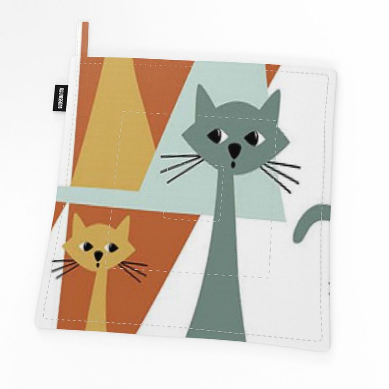 Kitty orange grytlapp Arvidssons Textil