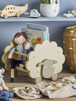 Bloomingville Dolly Bokställ, Grön, Mdf L30,5xH30xW35 cm