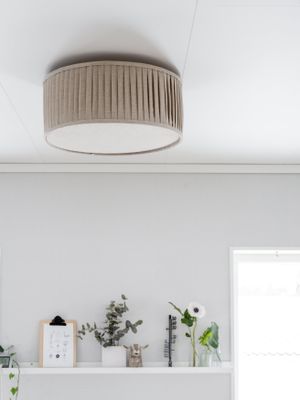 Plafond Plissé Natur 45cm | PR Home