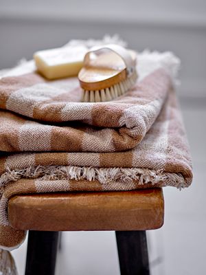 Handduk Brun Bomull Elaia | Bloomingville