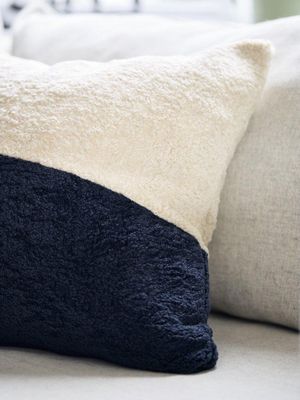Svanefors Austin Kuddfodral Mörkblå 45x45 cm