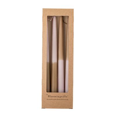 Ljus Rosa Paraffin Burma Pack of 4 | Bloomingville