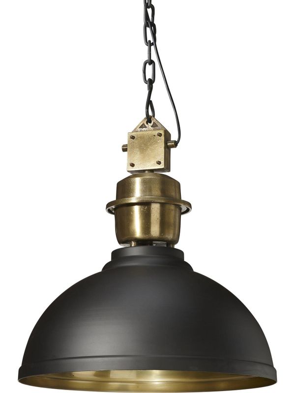 Manchester Taklampa Svart/Mässing 52cm PR Home