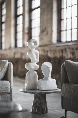 Jakobdahls Grand deco Skulptur 26,5x19x40 cm Vit