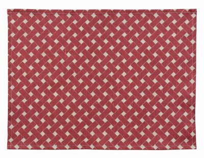 Korg, Bordstablett, Röd, 45X34Cm 2-Pack