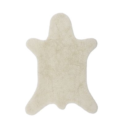 Bear Matta Vit Ull L200 cm Bloomingville Mini