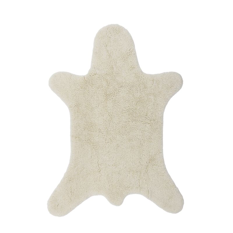 Bear Matta Vit Ull L200 cm Bloomingville Mini