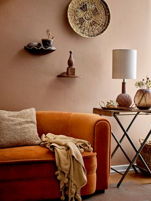 Soffa Brun Polyester | Bloomingville Creative