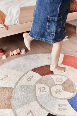 OYOY Nautilus Hopscotch Matta Flerfärgad Ull