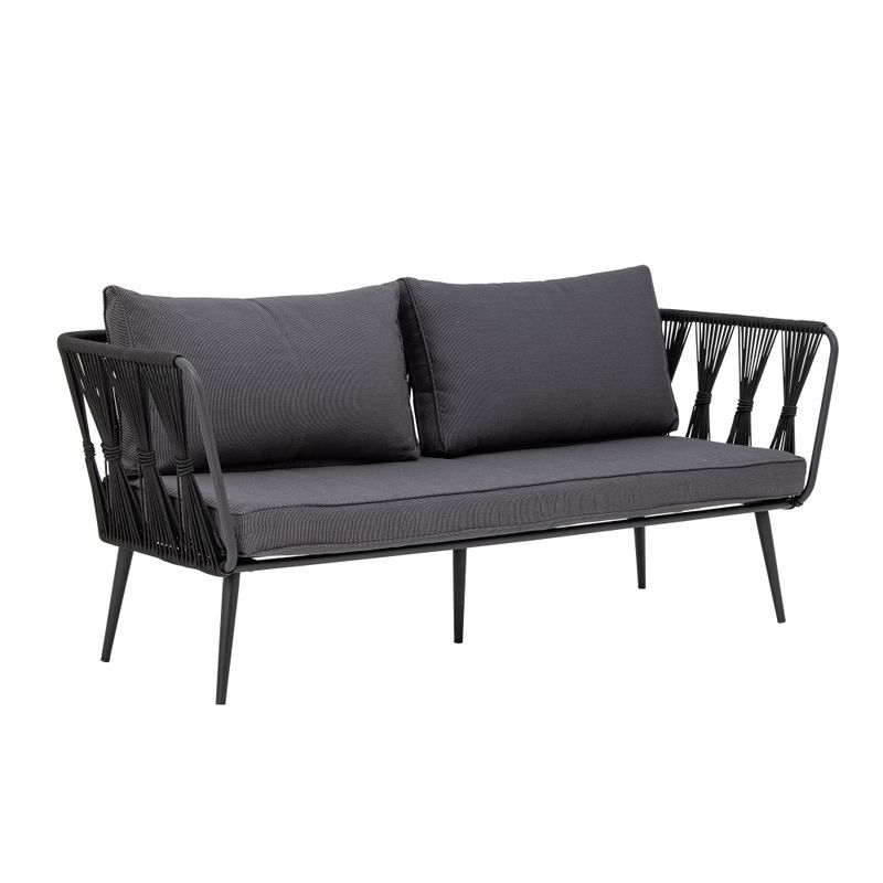 Soffa Svart Metall Pavone | Bloomingville