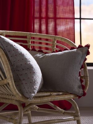 Svanefors Harriet Kuddfodral Röd 50x50 cm