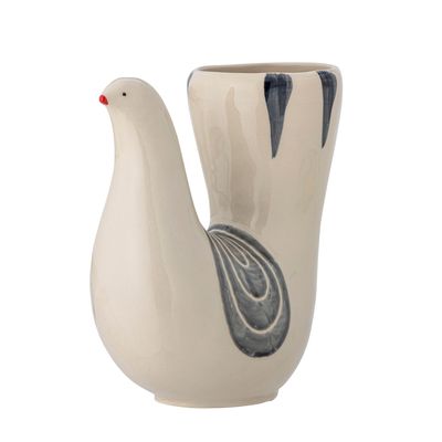 Vas Vit Stengods Trudy | Bloomingville