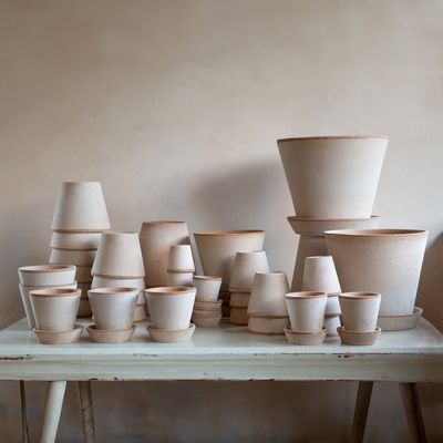 Bergs Potter Julie RAW Kruka Med Fat Rosa, Ø 25 cm