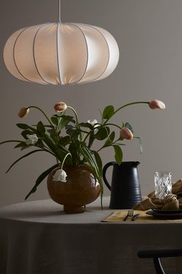 PR Home Dalia Takskärm Jersey Vit 50cm