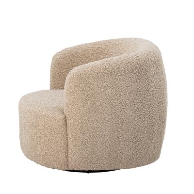 Fåtölj Natur Polyester Bocca | Bloomingville