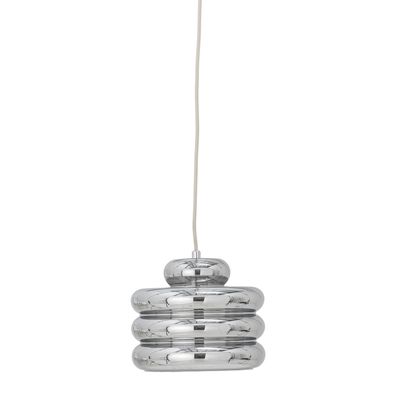 Spike Pendellampa Silver Glas Ø24cm Bloomingville