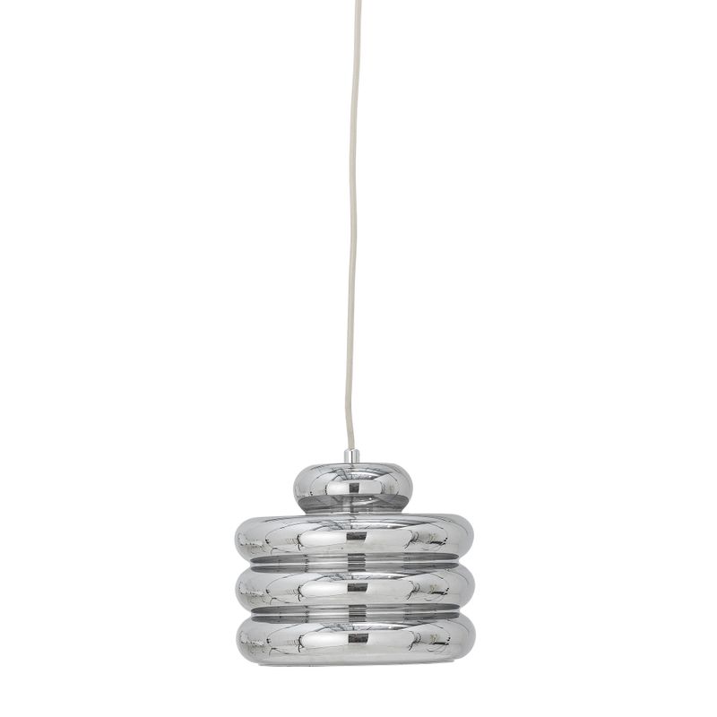 Spike Pendellampa Silver Glas Ø24cm Bloomingville