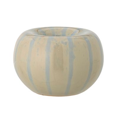 Värmeljushållare Gul Stengods Agate | Bloomingville