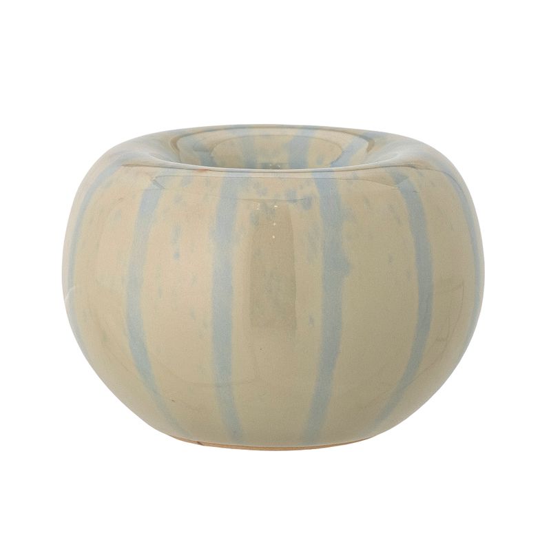 Värmeljushållare Gul Stengods Agate | Bloomingville