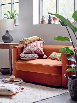 Soffa Brun Polyester | Bloomingville Creative