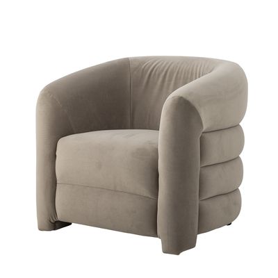 Joel Loungefåtölj Grå Plywood L78 cm Bloomingville