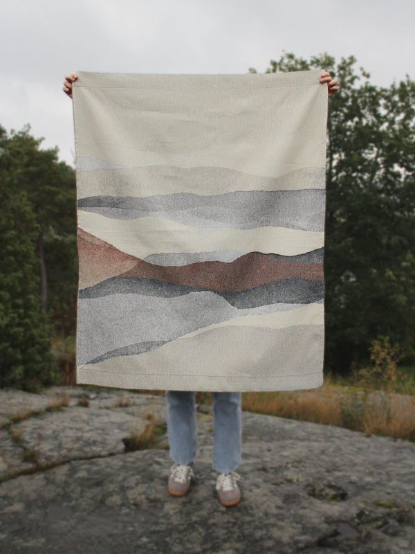 Dunes Bonad Brun 98x129cm | Svanefors