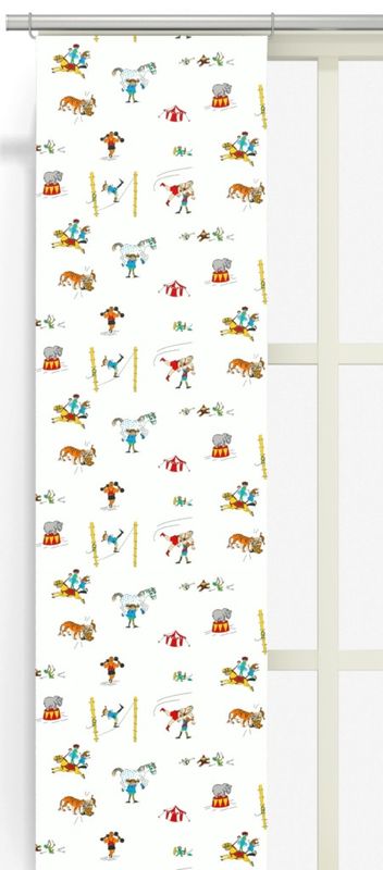 Pippi På Cirkus offwhite panellängd 2 pack Arvidssons Textil