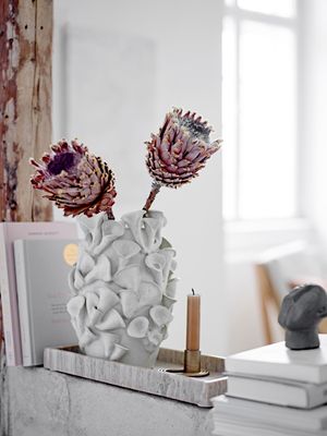 Bricka Brun Marmor Majsa | Bloomingville