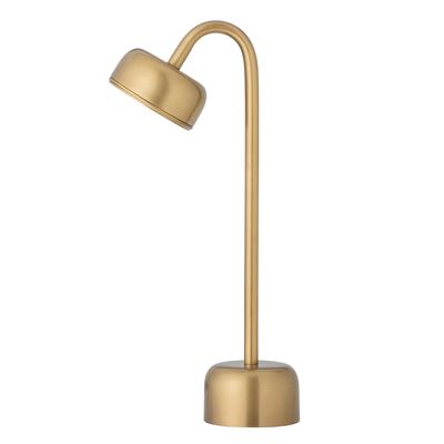 Portabel lampa, uppladdningsbar Mässing Metall Nico | Bloomingville