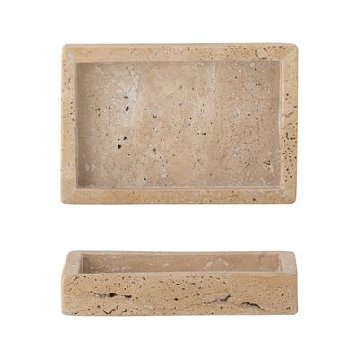 Bricka Natur Travertin Majsa | Bloomingville
