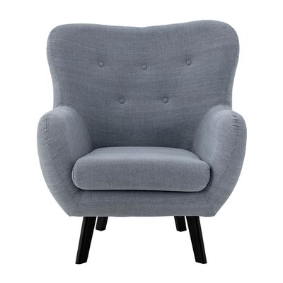 Fåtölj Blå Bomull | Bloomingville Creative