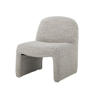 Bloomingville Neel Stol, Grå, Polyester L40xH51xW43 cm