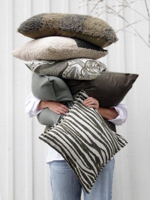 Svanefors Marty Kuddfodral Mossa 45x45 cm