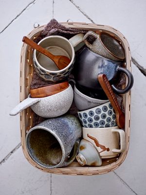 Mugg Brun Stengods Harlow Set om 2 | Bloomingville