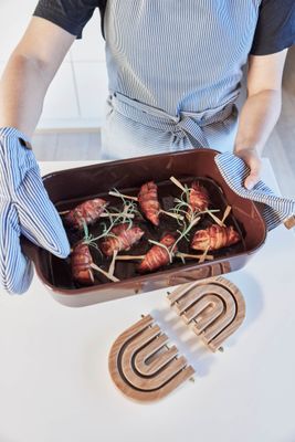 Förkläde Blå Ekologisk Bomull OYOY LIVING