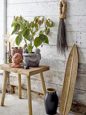 Dixon Dekorationsvas Svart Terrakotta Ø15cm Bloomingville