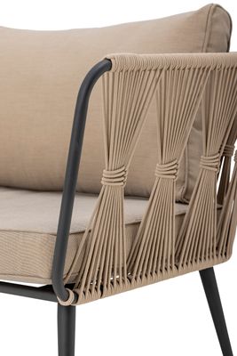 Soffa Brun Metall Pavone Fire-resistant | Bloomingville