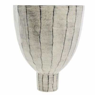 Lene Bjerre Cassie Skål Benvit Keramik H33 cm