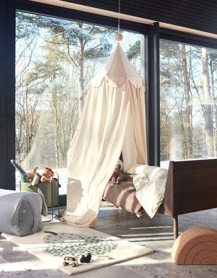 Hevali Natt- Och Dagbädd Mörk Bokträ Oyoy Mini