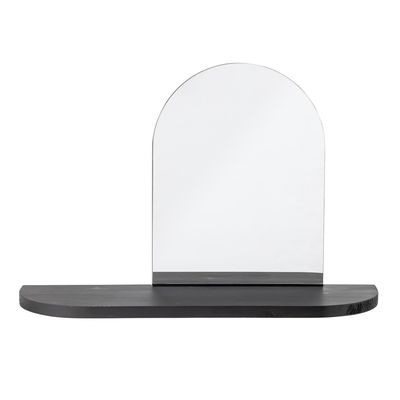 Annlie Spegel m/hylla Svart MDF H48cm Bloomingville