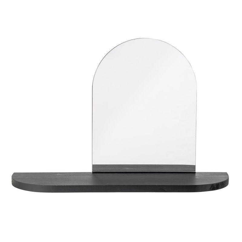 Annlie Spegel m/hylla Svart MDF H48cm Bloomingville