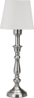 PR Home Therese Lampfot Antiksilver 34cm