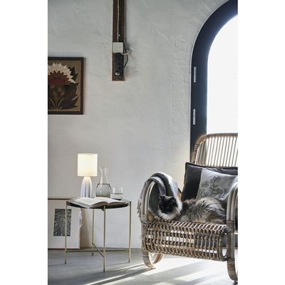 Lene Bjerre Marla Sidobord Ljusguld Järn H45 cm