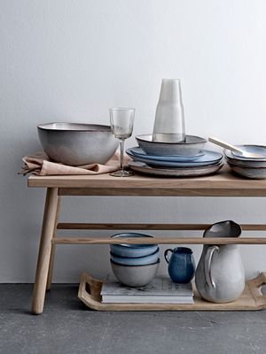 Tallrik Blå Stengods Sandrine | Bloomingville